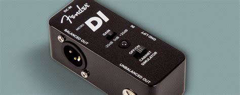 do you need a di box for acoustic electric|fender di box review.